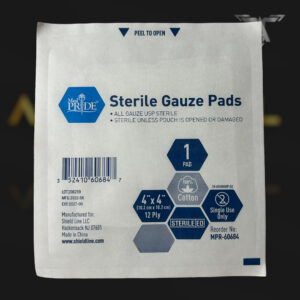 Sterile Gauze Dressing Pads (4x4 Inch, 12-Ply)